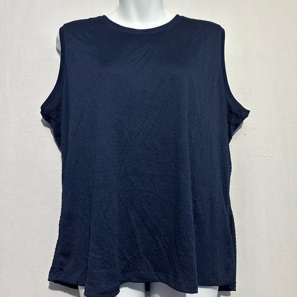 Allison Daley Blue Sleeveless blouse - Picture 1 of 4